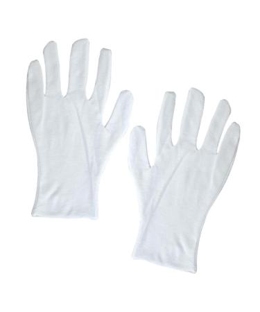 minkissy White Gloves 18 Pairs Factory Gloves White Lengthen Work Cotton Gloves Cotton Work Gloves - Buy Online on GoSupps.com