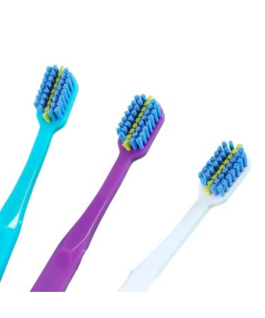 3PC Clean orthodontic braces adult orthodontic toothbrushes dental toothbrush soft bristle toothbrush for oral health care 3 pieces