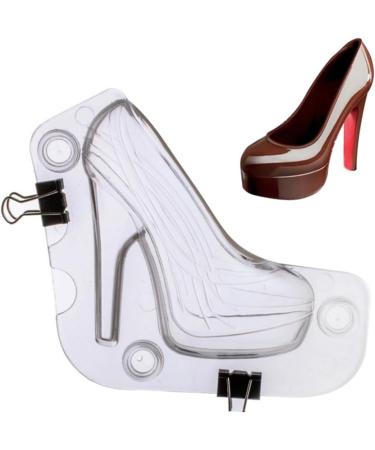 Milisten Chocolate Mold Shoes for Women Heels Clear Stripper Heels for Women Silicone Mold Cake Baking Wedding Cake Decoration High Heels Decor Mold Plastic 3D Stiletto Muffin - Buy Online on GoSupps.com
