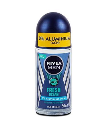NIVEA Fresh Ocean Aluminum Free 48h Deodorant Roll-On 50 ml / 1.7 fl oz