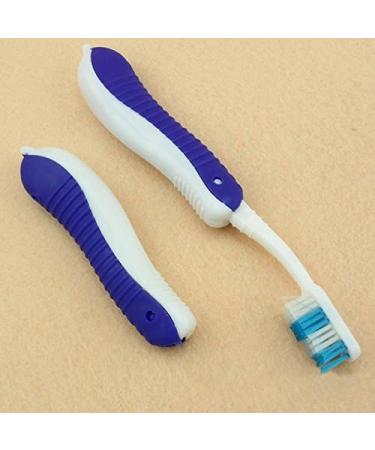Travel Toothbrush Set 5 Portable Soft & Foldable Disposable Toothbrushes for Hotels & Aviation - Buy Online on GoSupps.com