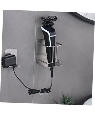 Beaupretty Stainless Steel Razor Wall Holder - Durable Electric Shaver & Toothpaste Organizer - 2-Pack Inox Wall Bracket - Buy Online on GoSupps.com