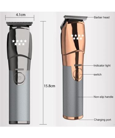 Hair Cutting Tool High-Power Motor Electric Hair Clipper USB Rechargeable Hair Clippers Lithium Battery Waterproof Barber Hair Trimmer for Men (Color : Silver) - Buy Online on GoSupps.com