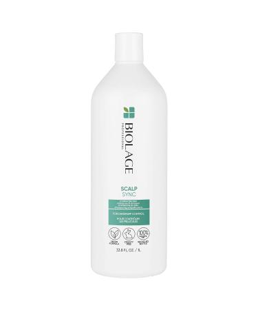 BIOLAGE Scalp Sync Anti-Dandruff Shampoo | Targets Dandruff, Controls The Appearance of Flakes & Relieves Scalp Irritation | For Dandruff Control | Paraben-Free | Vegan 33.8 Fl Oz (Pack of 1) - Buy Online on GoSupps.com