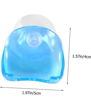 Osaladi 8-Piece Razor Holder Set - Wall Organizer Hooks for Clothes & Bathroom - Blue/Gray - Durable Plastic Rack - Perfect for Efficient Storage - Buy Online on GoSupps.com