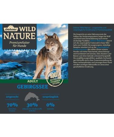 Dehner Wild Nature Grain-Free Wet Dog Food - Duck Horse Rabbit - 6 x 800g Cans for Adult Dogs - Premium Nutrition (4.8kg Pack) - Buy Online on GoSupps.com