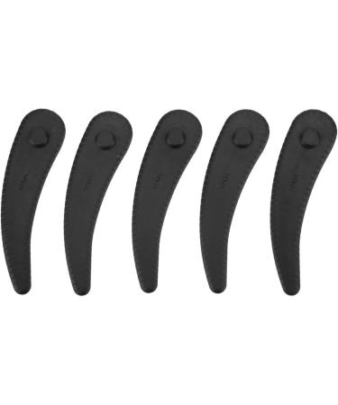 Lawn Mower Blades 25PCS Flexible Durable Fast Cutting Lawnmower Trimmer Blades for Courtyard (Black) - Buy Online on GoSupps.com