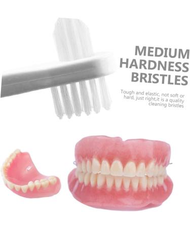 Minkissy 6-Pack Hard Toothbrushes for Dentures | Dental Care Accessories | Multi-Layer Cleaning Brushes - Buy Online on GoSupps.com