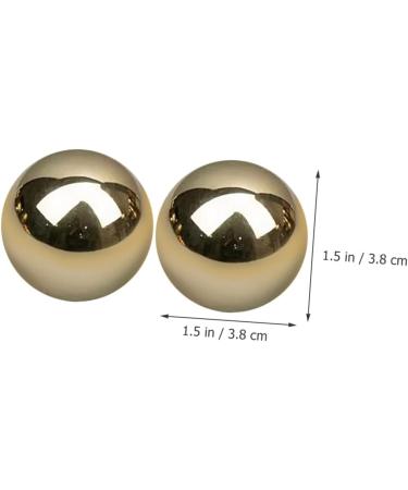 Buy Gleavi Brass Gymnastics Balls - 4 Piece Hand Massager Set for Sports Training - Outdoor Handmade Metal Massage Globes - Buy Online on GoSupps.com