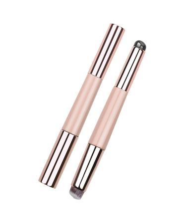 Silicone Makeup Brush | Reusable Lip Gloss Applicator | Soft Round Makeup Applicator Lipstick Gloss Brush Tool Multi-purpose Makeup Accessories for Daily and Travel Pink