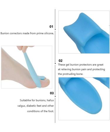 8 Pairs Hallux Separators & Plantar Stretchers for Bunions - Effective Thumb Bunion Foot Spreaders for Daily Use | International Shipping - Buy Online on GoSupps.com