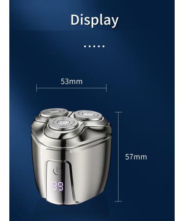 Men's electric shaver portable rechargeable electric shaver magnetic tip close at a stroke mini travel electric shaver full body bath smart razor (Cool Orange) - Buy Online on GoSupps.com