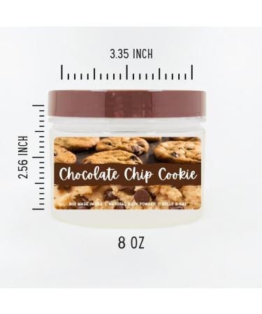 Body Powder for Women & Men Scented Chocolate Chip Cookie Perfume Dusting Powder Bath Powder with Fragrance & Essential Oils Talc Free 8oz Container Made in USA Chocolate Chip Cookie (Body Powder) - Buy Online on GoSupps.com