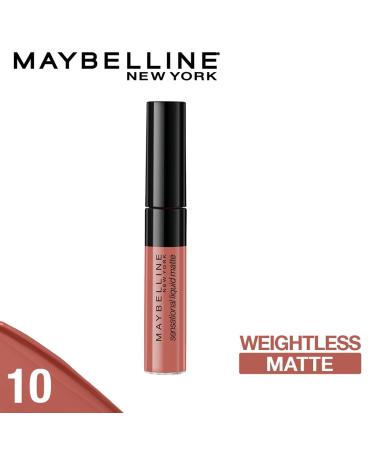 Maybelline Liquid Matte Lipstick - 10 BDay Suit On | Buy Internationally | Best Price & Fast Shipping - Buy Online on GoSupps.com