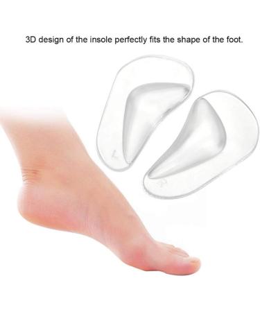 Self-Adhesive Orthopedic Insoles - 2 Pairs Set Foot Support & Silicone Arch Support for Pain Relief - Buy Online on GoSupps.com