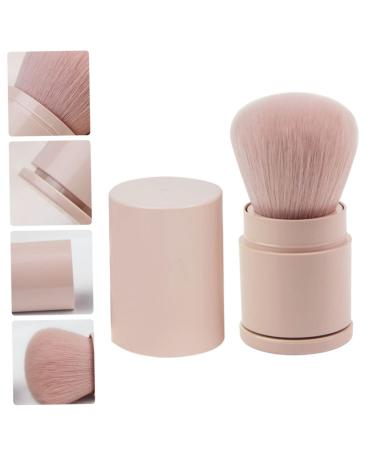 NOLITOY Powder Brush - Fluffy Blush & Foundation Makeup Brush | Portable Pink Cosmetic Tool for Flawless Blending - Buy Online on GoSupps.com