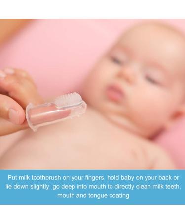 Agatige 10pcs Baby Finger Toothbrush - Soft Silicone Infant Toothbrushes for Newborns | International Shipping Available - Buy Online on GoSupps.com