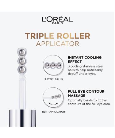 L'Or al Paris Glycolic Bright Dark Circle Eye Serum | 3% Glycolic Niacinamide & Vitamin Cg - 20ml | International Shipping - Buy Online on GoSupps.com