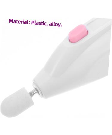 COHEALI 1pc Nail File Battery Portable Wireless Nail Drill Portable Nail Drill Nail Filer Portable Battery Nail Art Tool Nail Polishes Portapotty Manicure White Drill - Buy Online on GoSupps.com