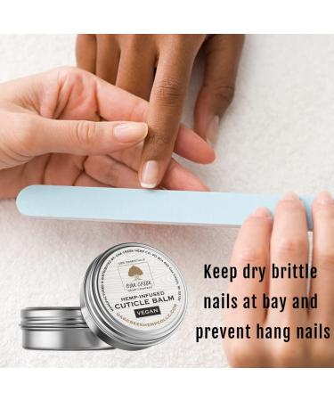 Oak Creek Hemp Company Vegan Cuticle Balm - All Natural (1 oz tin) - Buy Online on GoSupps.com