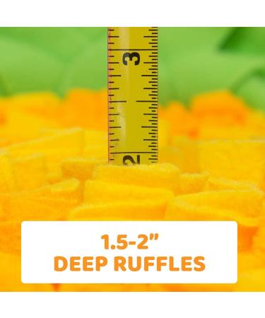 Downtown Pet Supply Pineapple Snuffle Mat for Dogs - Interactive Slow Feeder & Treat Dispenser - Chenille Microfiber - 30 x 15 in - Washer Safe - Buy Online on GoSupps.com