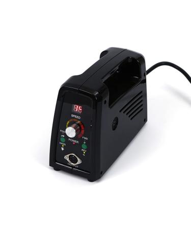 CYzpf Professional Nail Drill Machine Portable 35000RPM Electric Nail Drill for Acrylic Nails with Metal Drill Gel Nails Removing Shaping Buffing for Home Salon Use Black One Size