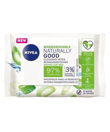 NIVEA Naturally Good Refreshing Makeup Wipes