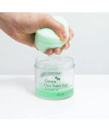 Korea Green CICA Toner Pad - 70 Pads | Hypoallergenic Facial Toner for Dry & Sensitive Skin | 123 UBuy Shop - Buy Online on GoSupps.com