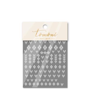 Manicure Flower Series Valentine's Day Relief 5D Decals Nail Stickers Nail Stickers Cute(1) Style1