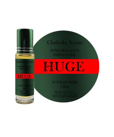 Fragrance Perfume Oils Huge Boss Cologne Roll On Body Oil for Men (12ml) (Pack of 1) Huge Boss 1 Fl Oz (Pack of 1)