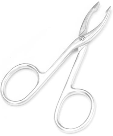 Motanar 2-Piece Straight Tip Eyebrow Tweezers Set for Hair Plucking and Facial Care - Silver and Black - Buy Online on GoSupps.com