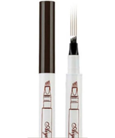 Verdant Touch Liquid Eyebrow Pen Brown 4 Points Waterproof Professional - Buy Online on GoSupps.com