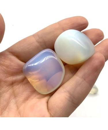 Natural Crystals and Stones 200g Bulk Polishing Opalite Tumbled Gravel Stone 20mm-25mm for Decoration for Decoration FZUGEDRLI - Buy Online on GoSupps.com