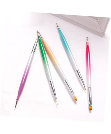 Garneck 1 Set Nail Pen Manicure Art Nails Brush Pen Nail Art Liner Brush Nail Art Nail Dotting Pens Nail Art Pencil Nail Tools Nail Dot Pen Aluminum Crystal - Buy Online on GoSupps.com