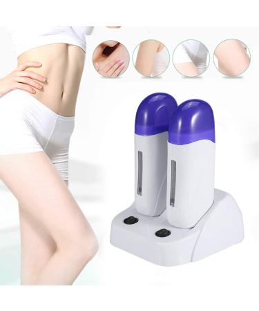 Premium Roll-On Wax Warmer for Smooth Hair Removal - Portable & Dual Heating Base (UK220VTWO) | Ideal for Men & Women - Buy Online on GoSupps.com
