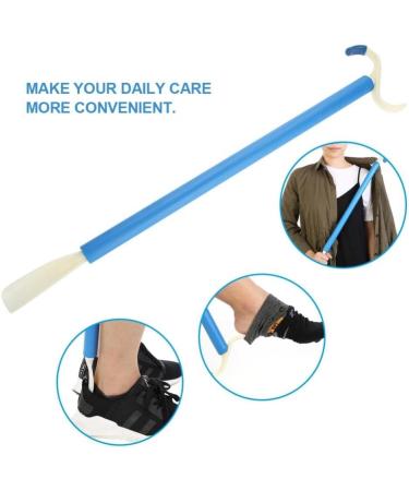 Dressing Stick Aid and Shoe Horn Sock Removal Tool 2-in-1 Tool for Disability Aid for Daily Independent Living - Buy Online on GoSupps.com