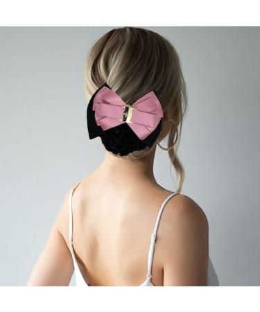 URFEDA Professional Hair Clip with Bow Women's Hair Clip Professional Hair Bun Cover Hair Clips Net Hair Net 3D Bow Bow Knot Decor Hair Clip Hair Net - Buy Online on GoSupps.com