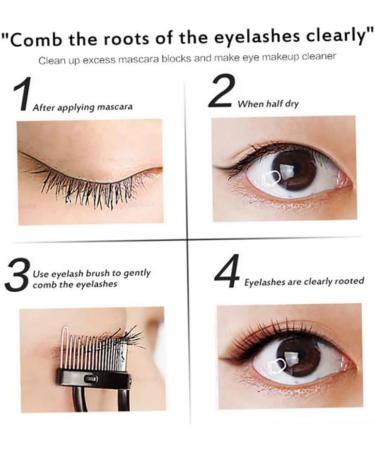 Eyelash Brush Comb Lash Comb Separator Eyelash Makeup Separator Eyelash Curler Metal Cosmetic Tool for Beauty TYPE 4 eyelash comb separator - Buy Online on GoSupps.com