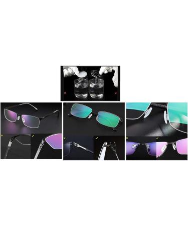 HQMGLASSES Ultra-Light Pure Titanium Anti-Blue Light Aspherical HD Resin Lenses Business Glasses - Computer Goggles +1.0 to +3.0 Diopter - Stylish Black Frame - Buy Online on GoSupps.com
