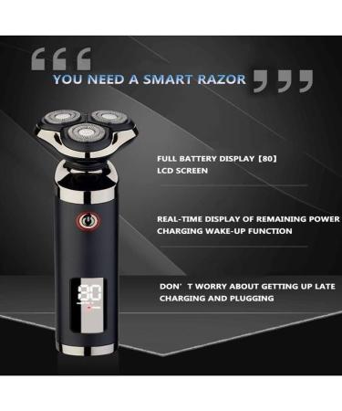 Buy Electric Razor for Men | Digital Display Shaver | USB Charging | Whole Body Washing Beard Trimmer - Buy Online on GoSupps.com