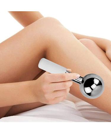 Face Ice Ball Stainless Steel Massage Roller - 2pcs Facial Ice Massager for Beauty & Skincare - Buy Online on GoSupps.com