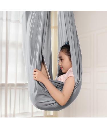 Ssimoo Children Sensory Full Body Socks for Autism | Stretchy Breathable Body Sox for Stress Relief | Gray 150x280cm - Buy Online on GoSupps.com