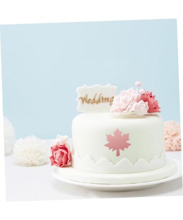Ciieeo 1pc Sandwich Tube Mold Candle Tube Tuile Molds Silicone Mousse Cake para Snowflake Cake Mold Silicone Maple DIY Baking Mold Candle Making Soap White Chocolate Silica Gel 32X5.5CM - Buy Online on GoSupps.com