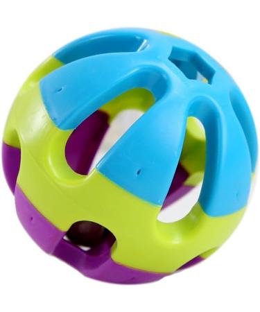 Pet Parrot Toy Colorful Bird Bell Ball For Parakeet Budgie Cockatiel Rabbit Cat Dog Toy Ball 2 Pack - Buy Online on GoSupps.com