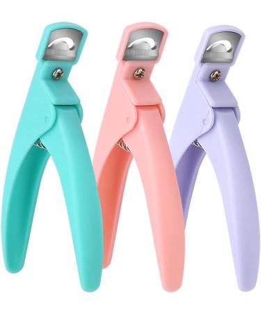 Nail Clipper for Thick Nails Nail Art Clipper Special U-Shape False Nail Tips Edge Cutters Colorful Nail Scissors Trimmer Manicure Tools (Color : Black1) - Buy Online on GoSupps.com