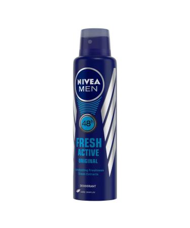 Nivea Fresh Active Original Deodorant 150ml - 48 Hour Protection | International Shipping Available - Buy Online on GoSupps.com