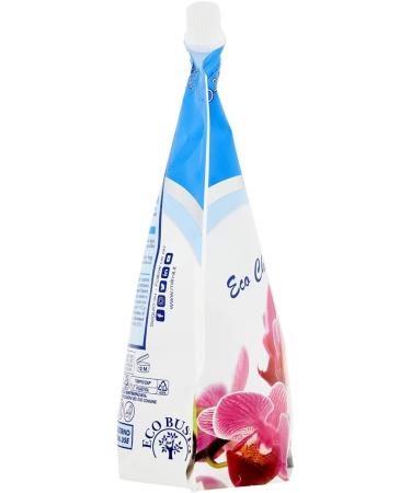  Milmil Milmil Eco Chic Liquid Soap Orchid and Blackcurrant Scent Refill Pack Hand Face and Body Soap Dermatologically Tested - 5 x 900 ml - Buy Online on GoSupps.com