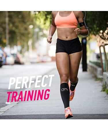 Buy CFA V1 Quality Compression Socks for Men & Women | Ideal for Running Gym Cycling | Sustainable Danish Design - Black/Gray - Buy Online on GoSupps.com