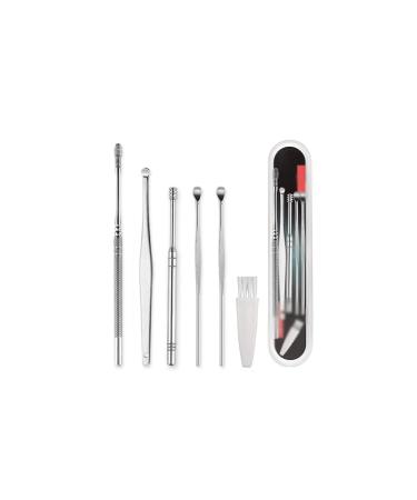 TARVIT Earwax Removal Products 1pc Portable Ear Cleaner Set Ear Cleaning Spiral Earpick Ear Wax Remover Ear Curette Spiral Ear Spoon Earpick Set Ear Cleaning Tools