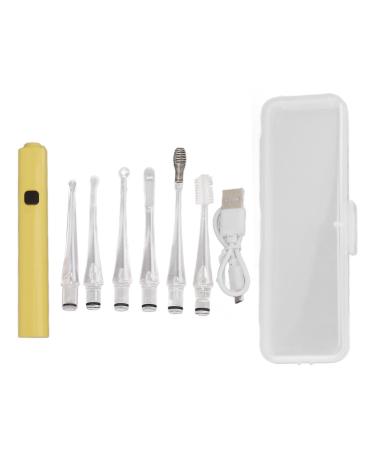 Ear Spoon 6 Ear Spoon Tips USB Rechargeable White LED Light Ear Wax Cleaner Removal Tool for Children